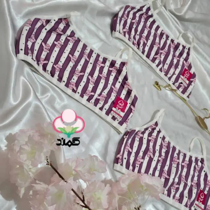 نیم تنه دخترانه دو لایه نخ پنبه — تصویر ۶