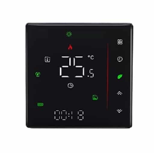 ترموستات لمسی LED هوشمند وایفای فن کویل
