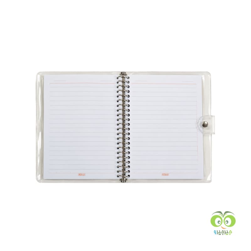 دفتر کلاسوری شفاف قفل فلزی ایلار کد 2395 طرح ماشین — تصویر ۳