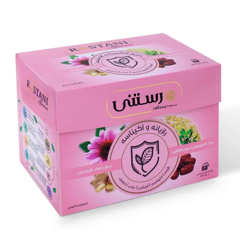 دمنوش رازیانه و اکیناسه رستنی – بسته 14 عددی
