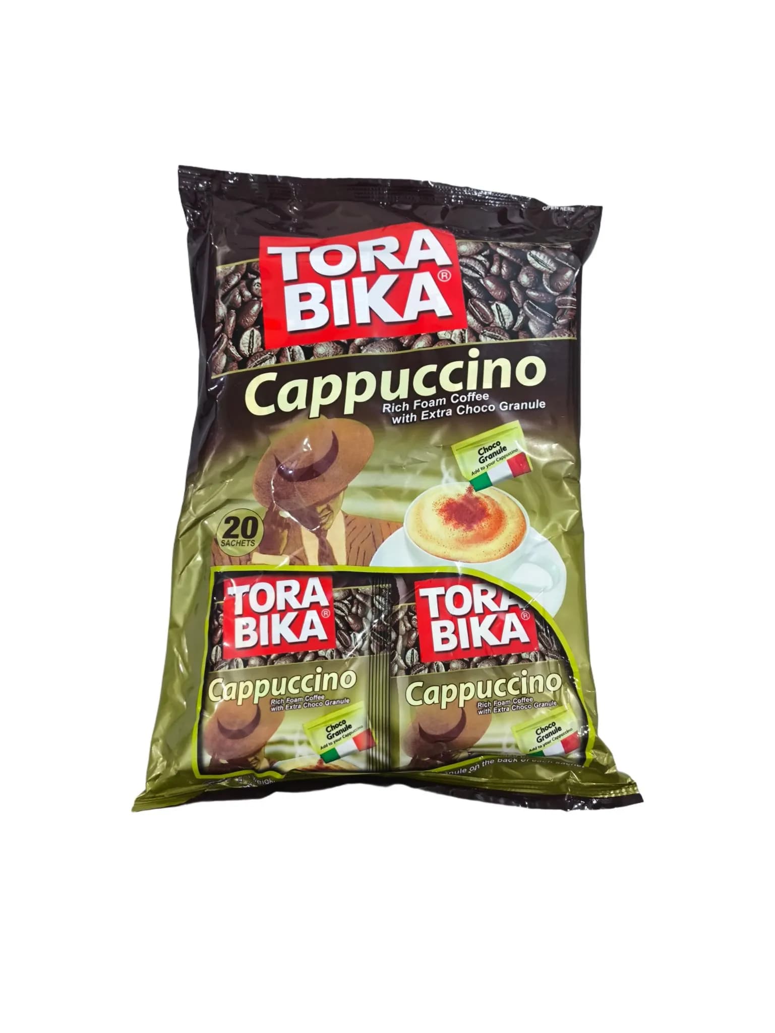 کاپوچینو ترابیکا اصلی بسته ۲۰ عددی