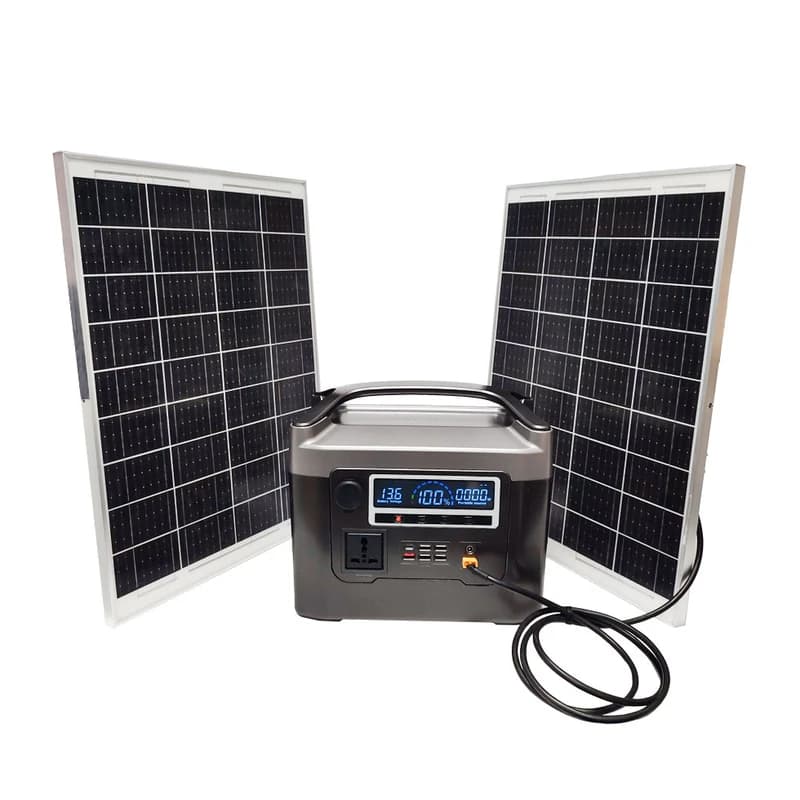 پکیج برق خورشیدی اضطراری پلی‌کریستال (Polycrystalline) قابل حمل مدل 600W-220v — تصویر ۲