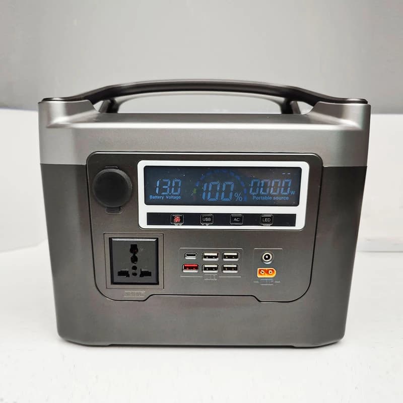 پکیج برق خورشیدی اضطراری پلی‌کریستال (Polycrystalline) قابل حمل مدل 600W-220v — تصویر ۳