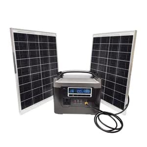 پکیج برق خورشیدی اضطراری پلیکریستال (Polycrystalline) قابل حمل مدل 600W-220v