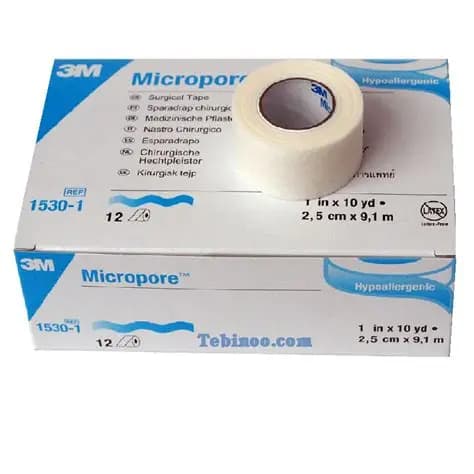 چسب ضد حساسیت 3M سایز 2/5cm*9m — تصویر ۲