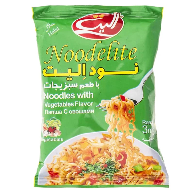 نودل با طعم سبزیجات الیت – 75 گرم