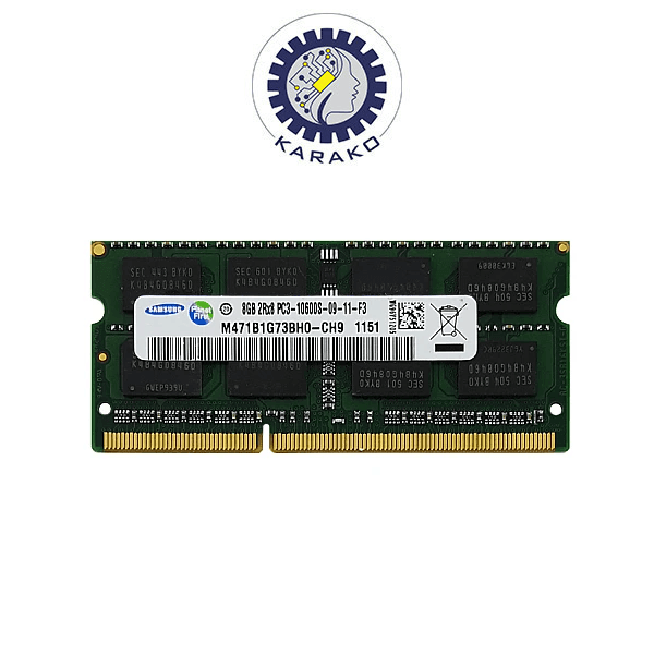 رم لپ تاپ 8 گیگ SAMSUNG DDR3 1333-10600 MHz 1.5V