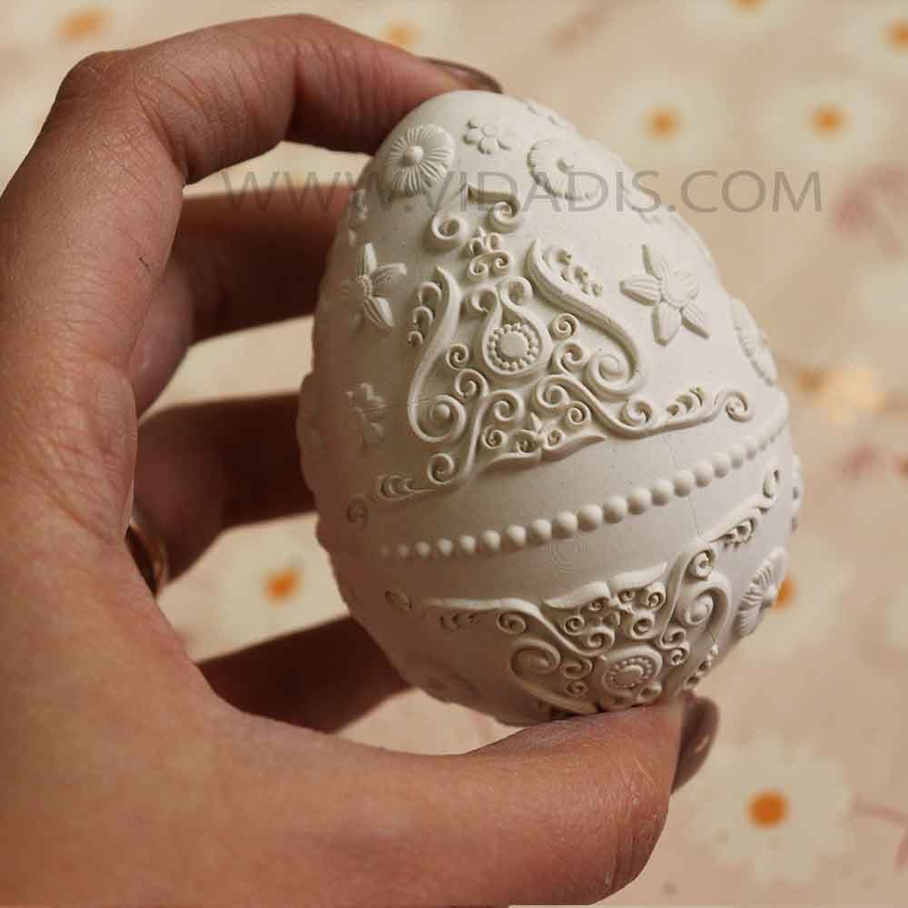 قالب سیلیکونی تخم مرغ طرح اشرافی — تصویر ۴
