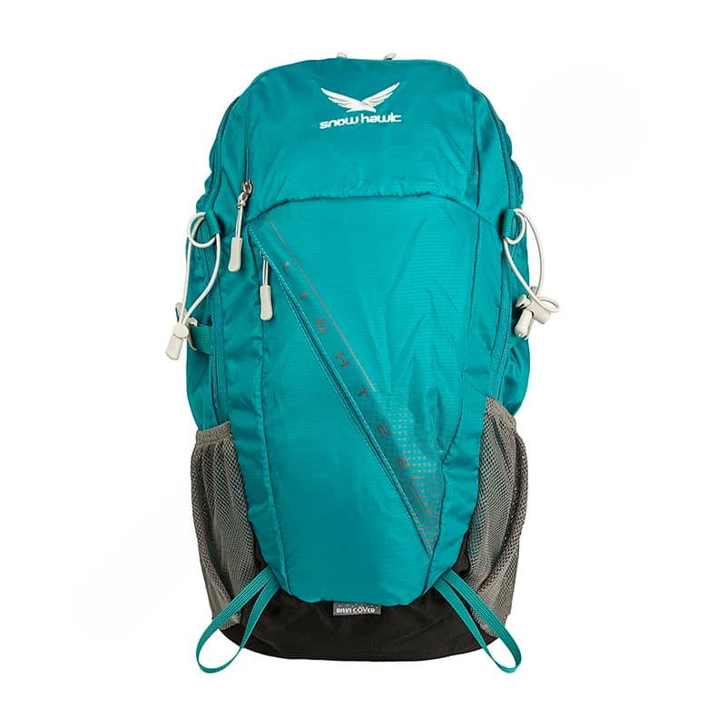 کوله کوهنوردی اسنوهاک فنردار و کاور دار 22 لیتری SN-B 3127 سبز/مشکی — تصویر ۲