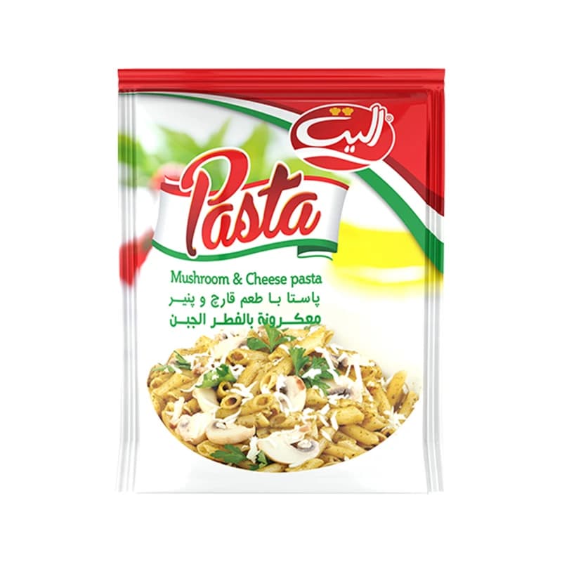 پاستا با طعم قارچ و پنیر الیت – 180 گرم