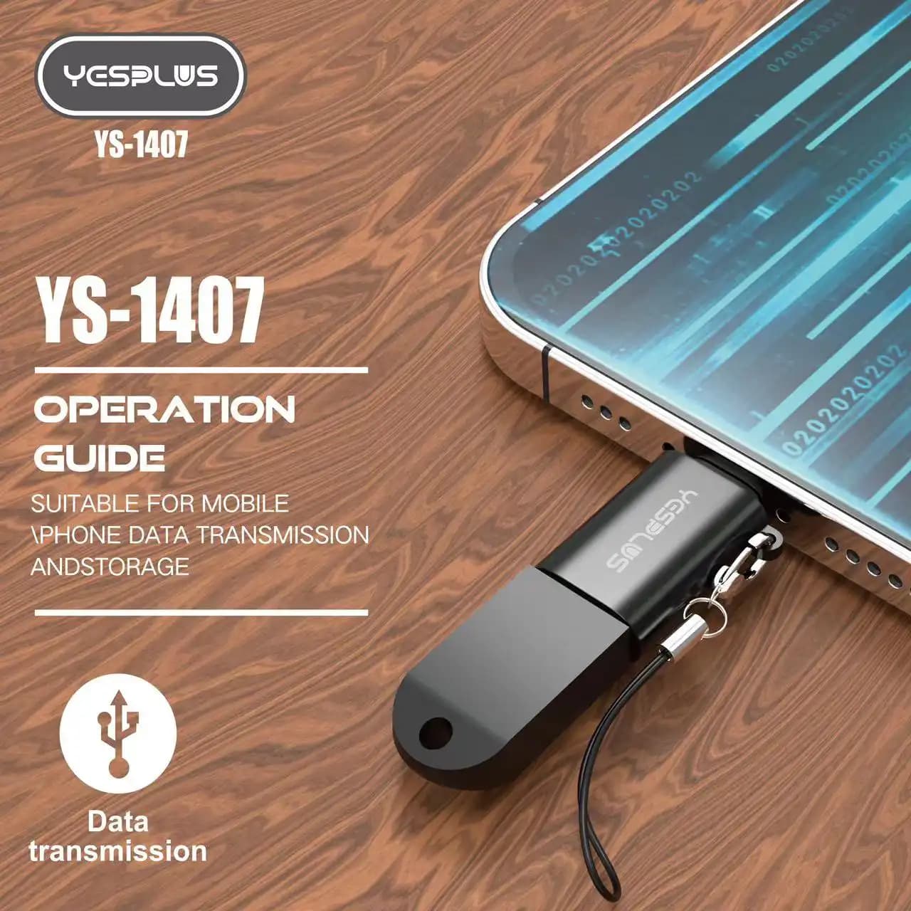 مبدل OTG YS-1407 مدل iphone — تصویر ۵