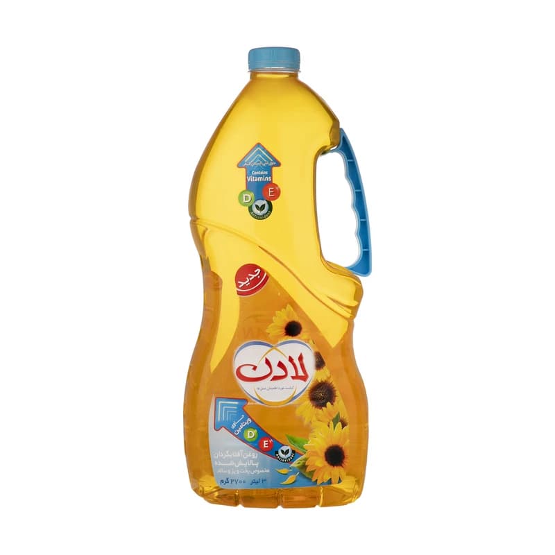 روغن مایع آفتابگردان حاوی ویتامین دی و ای لادن – 2.7 کیلوگرم