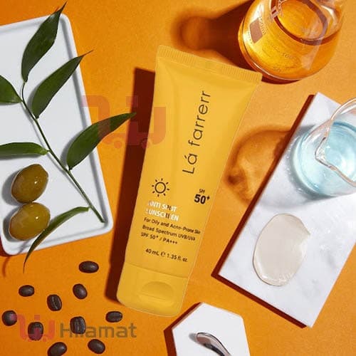 کرم ضدآفتاب و ضدلک بی‌رنگ لافارر مدل SPF50، مناسب پوست‌های خشک و معمولی،حجم 40 میل — تصویر ۲