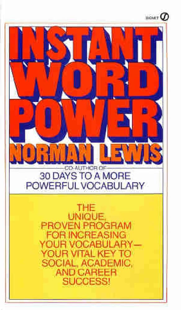 کتاب Instant Word Power (افزایش سریع دایره واژگان) نسخه انگلیسی PDF | نورمن لوئیس