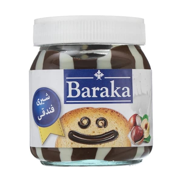 کرم صبحانه شیری فندقی باراکا – 300 گرم — تصویر ۲