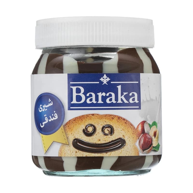 کرم صبحانه شیری فندقی باراکا – 300 گرم