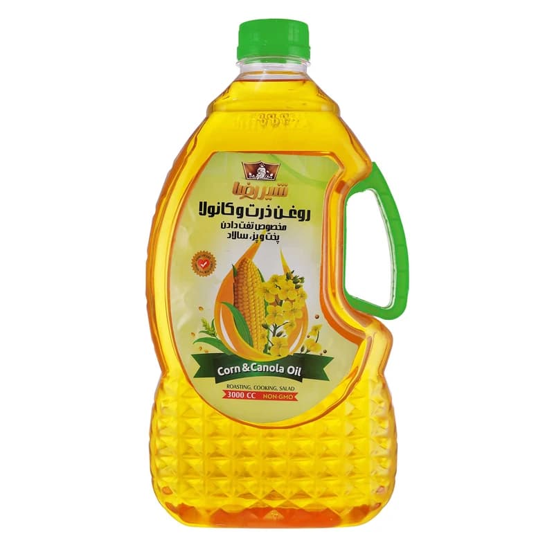 روغن ذرت و کانولا شیررضا – 1.۸ لیتر