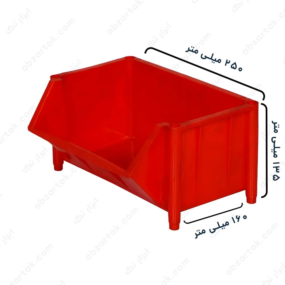 پالت پلاستیکی پایه دار برند پلاستون ایران کد 202 — تصویر ۲