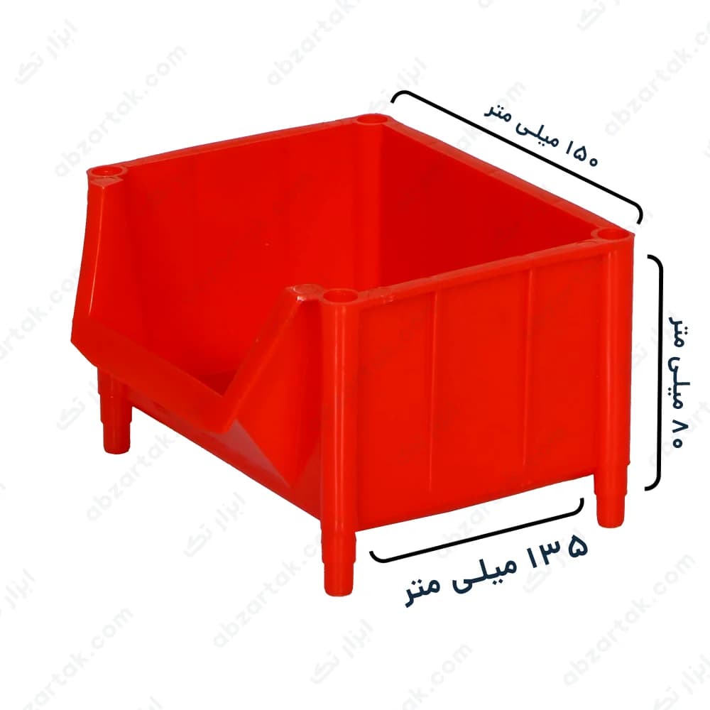 پالت پلاستیکی پایه دار برند پلاستون ایران کد 200 — تصویر ۳