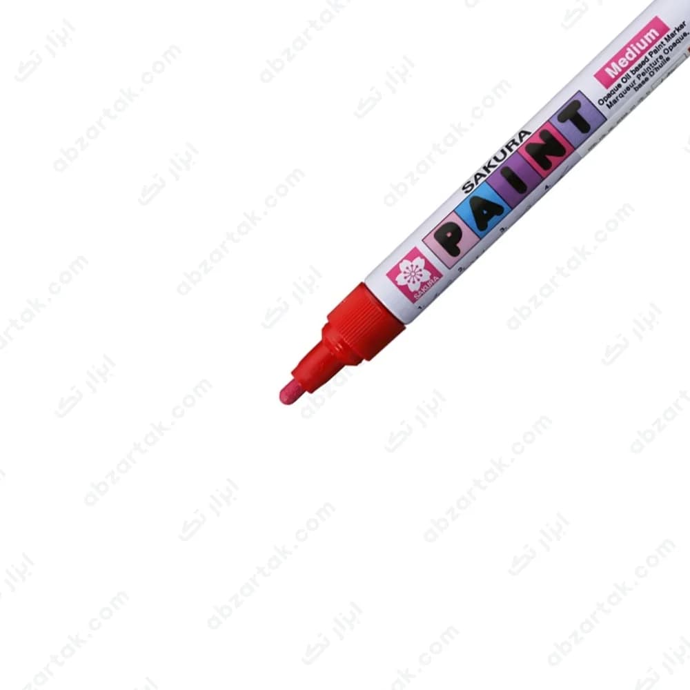 ماژیک متال مارکر قرمز برند ساکورا (SAKURA)
