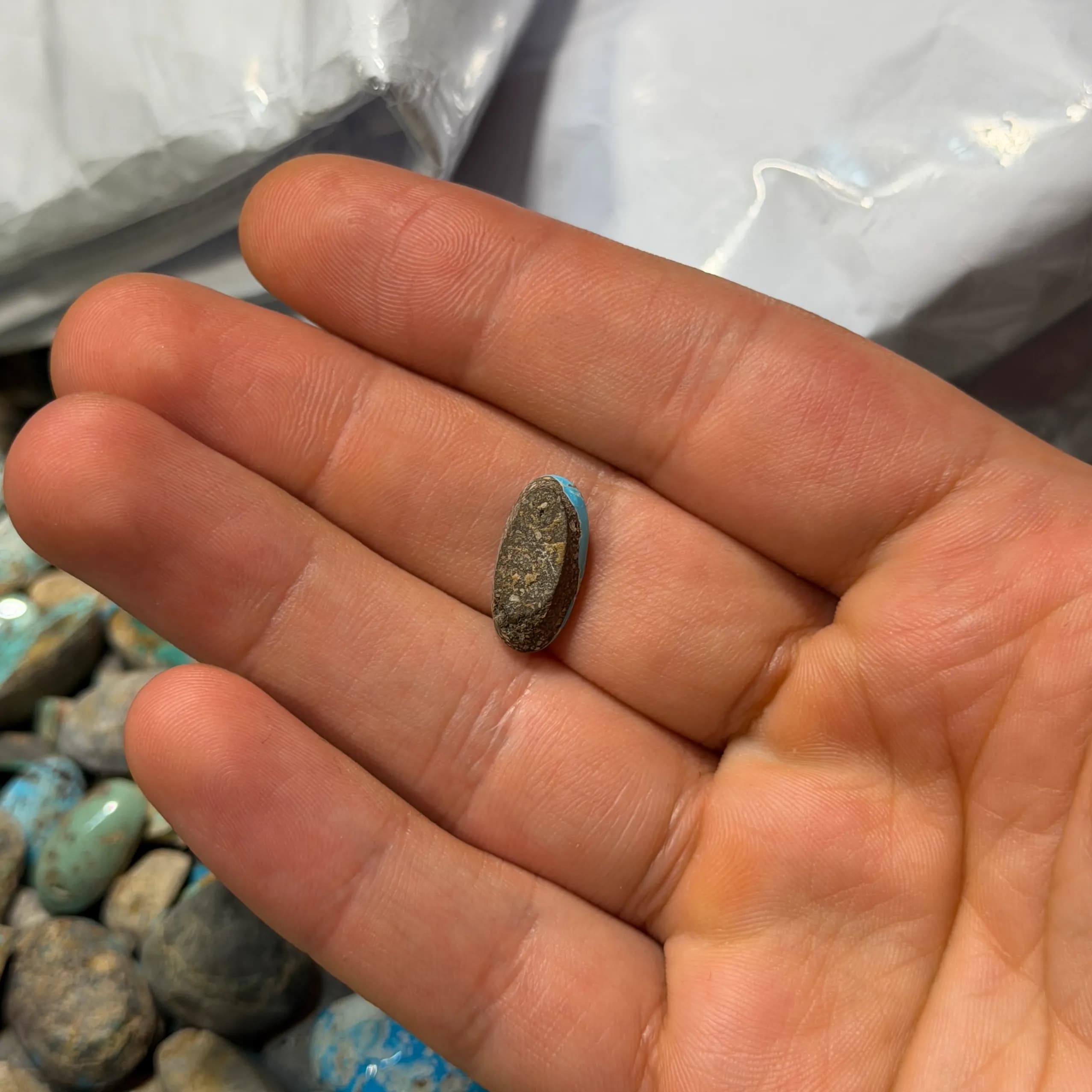 سنگ فیروزه طبیعی نفیس کد2338 — تصویر ۲