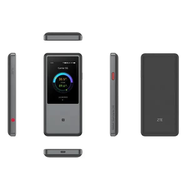 مودم سیم کارتی آنلاک 5G/TD-LTE جیبی CAT21 زد تی ای ZTE U60 Pro — تصویر ۴