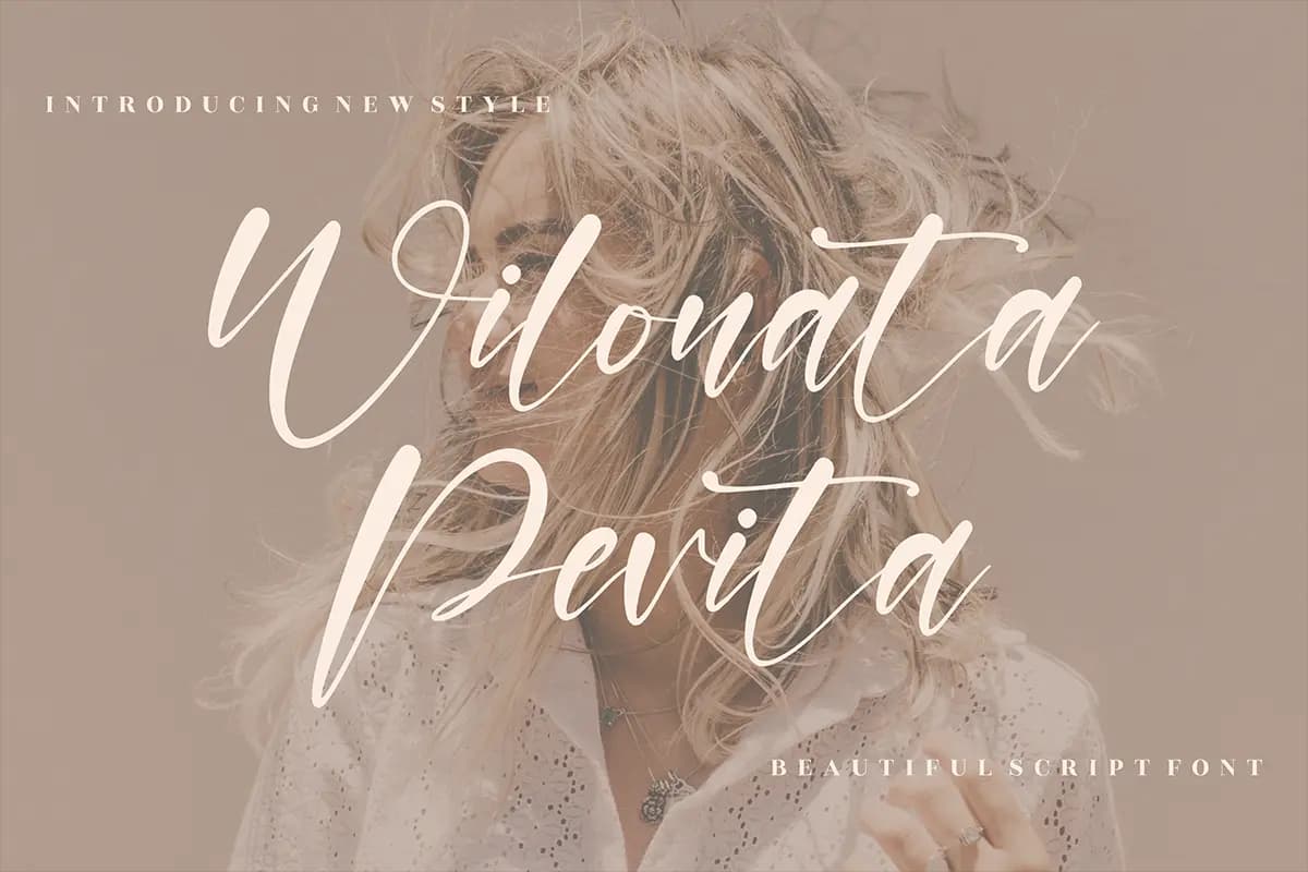 فونت دست‌نویس Wilonata Pevita