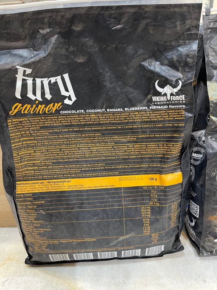 گینر فیوری ۵/۵ کیلویی وایکینگ فورس VIKING FURY GAINER — تصویر ۲