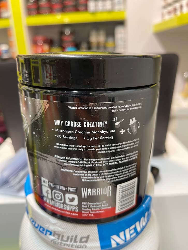 کراتین مونوهیدرات واریور 300 گرمی Warrior Creatine Monohydrate — تصویر ۲