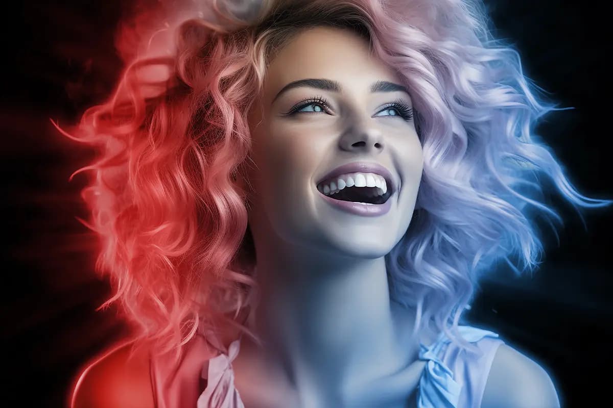 افکت نورپردازی دوگانه برای عکس — تصویر ۲