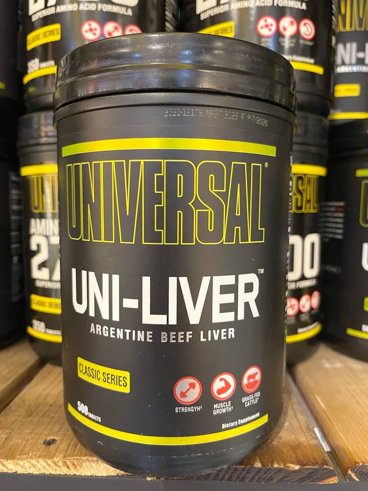 آمینو یونی لیور 500 عددی یونیورسال Universal Nutrition Uni Liver
