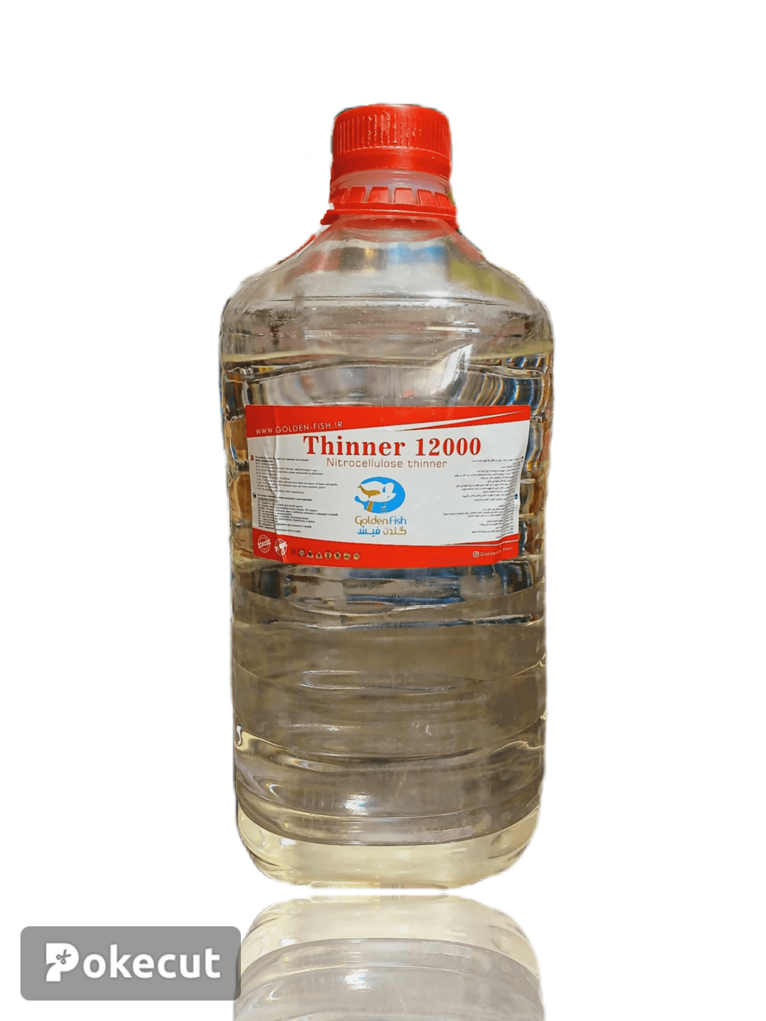 تینر 12000 گالن 4 لیتری گلدن فیش