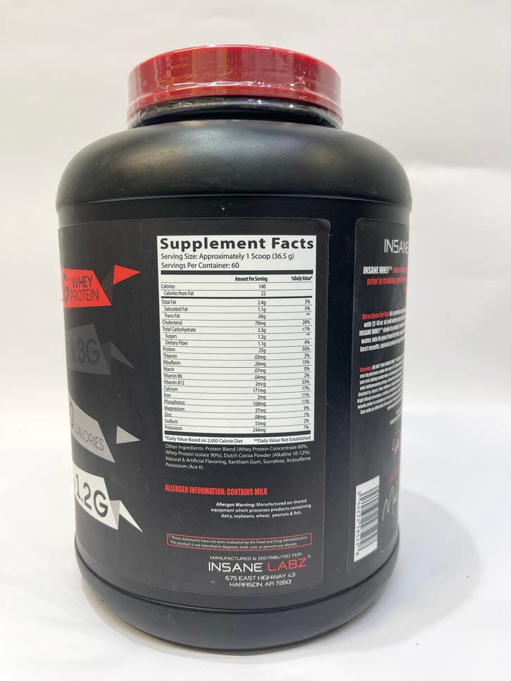 پروتئین وی اینسان لبز Whey protein Insane Labz — تصویر ۴