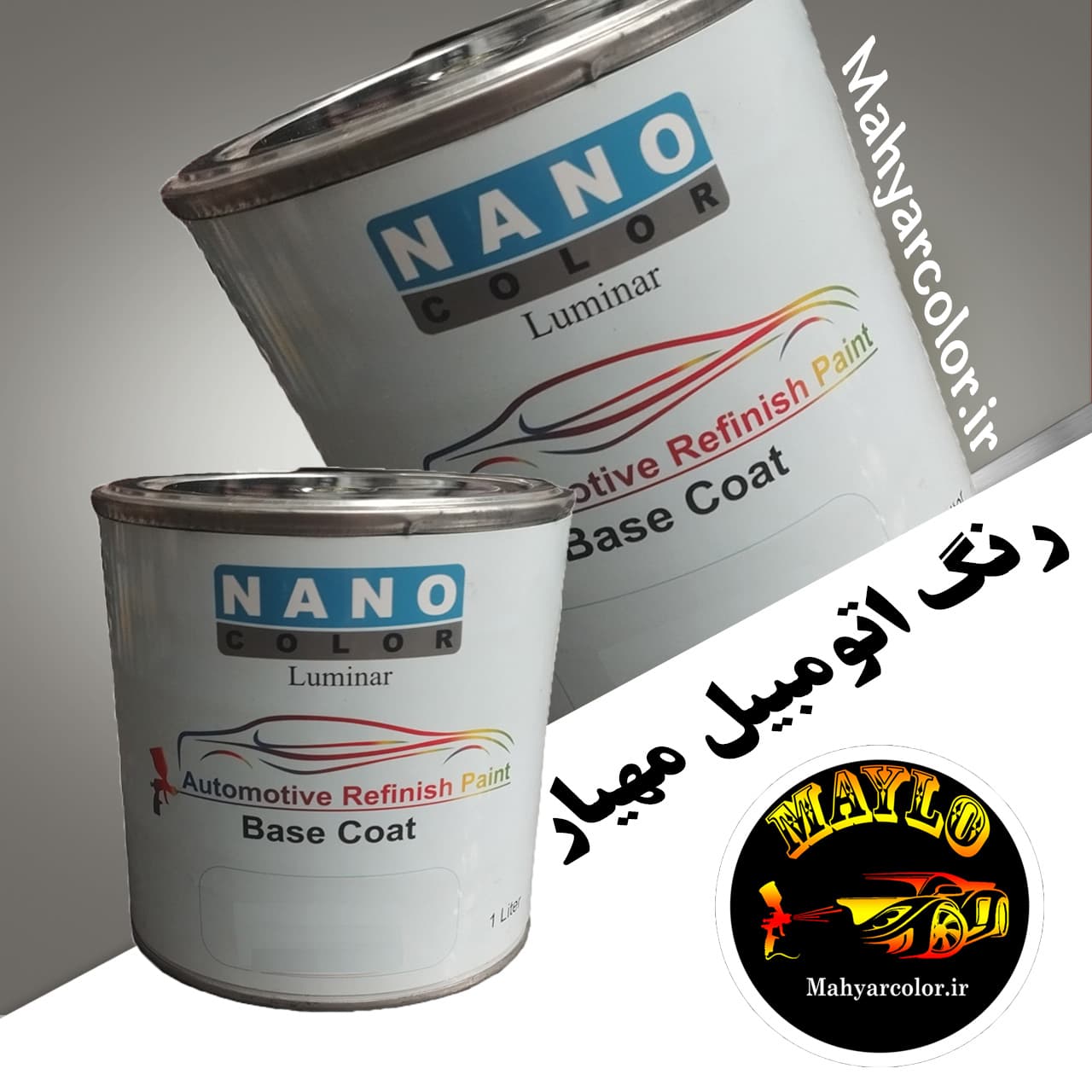 رنگ نقره ای بیسکوت نانو مدل 67902T حجم 1 لیتر