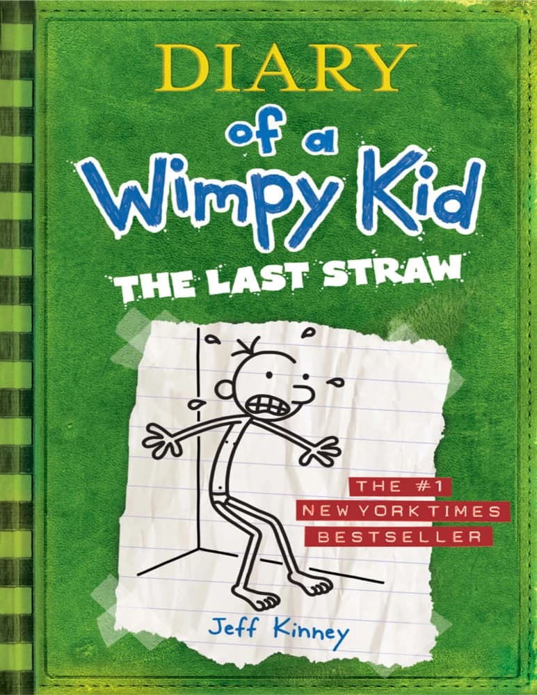 کتاب Diary of a Wimpy Kid: The Last Straw (خاطرات یک بچه‌ی لاغرمردنی: آخرین کاه) نسخه انگلیسی PDF | جف کینی
