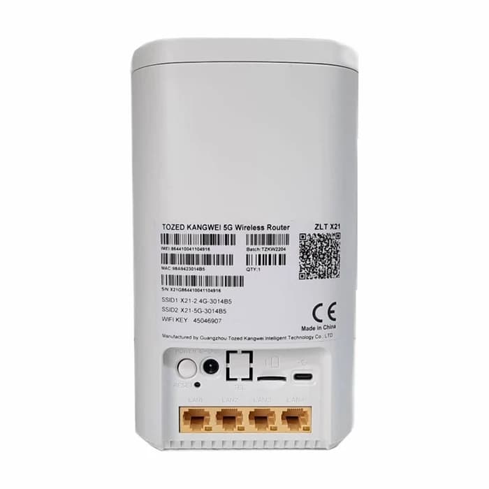 مودم استوک سیم کارتی آنلاک 5G رومیزی CAT12 زد ال تی ZLT X21 — تصویر ۲