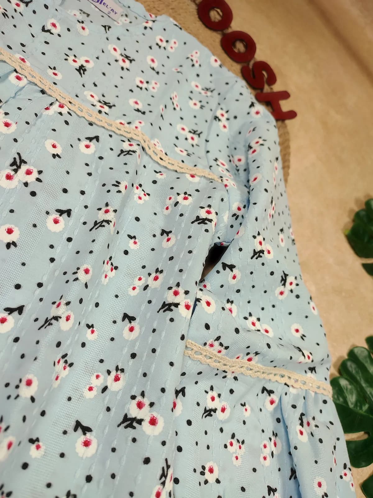 شومیز دخترانه نیلوفر — تصویر ۳