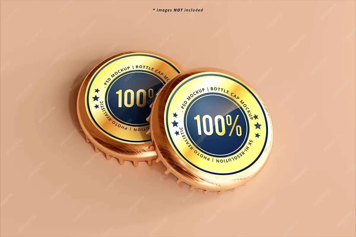 موکاپ درب بطری