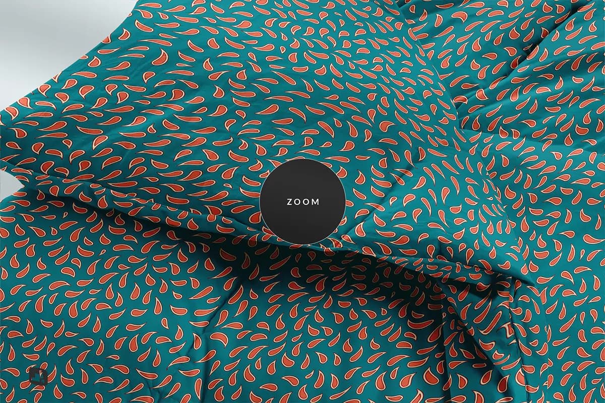 موکاپ پتو روتختی تاشده — تصویر ۶