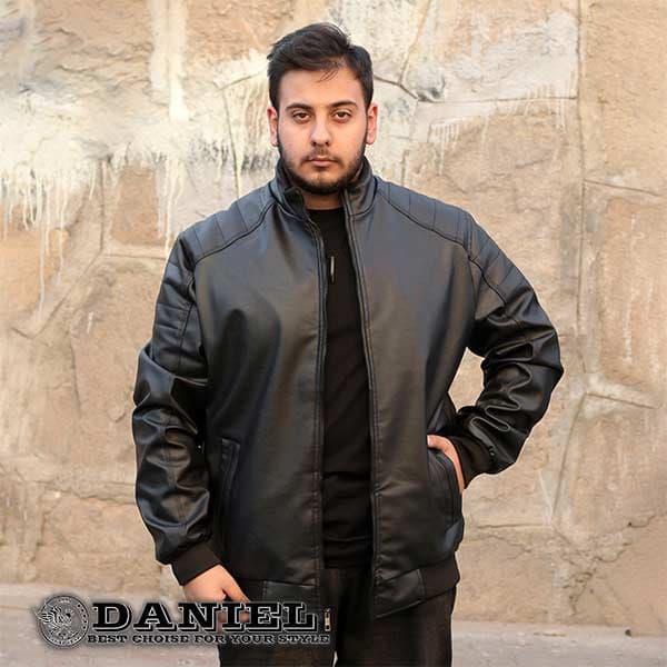 کاپشن چرم سایز بزرگ6573 — تصویر ۴