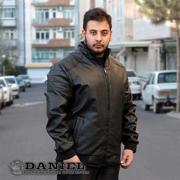 کاپشن چرم سایز بزرگ6573 — تصویر ۲