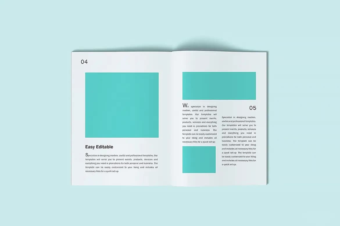 موکاپ مجله سایز US Letter – 4 فایل — تصویر ۵