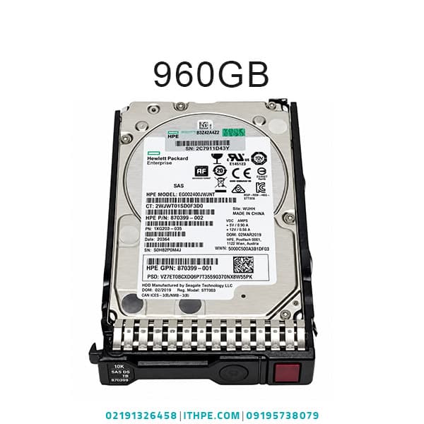 هارد سرور اچ پی HPE 960GB SATA 6G SSD SFF SC