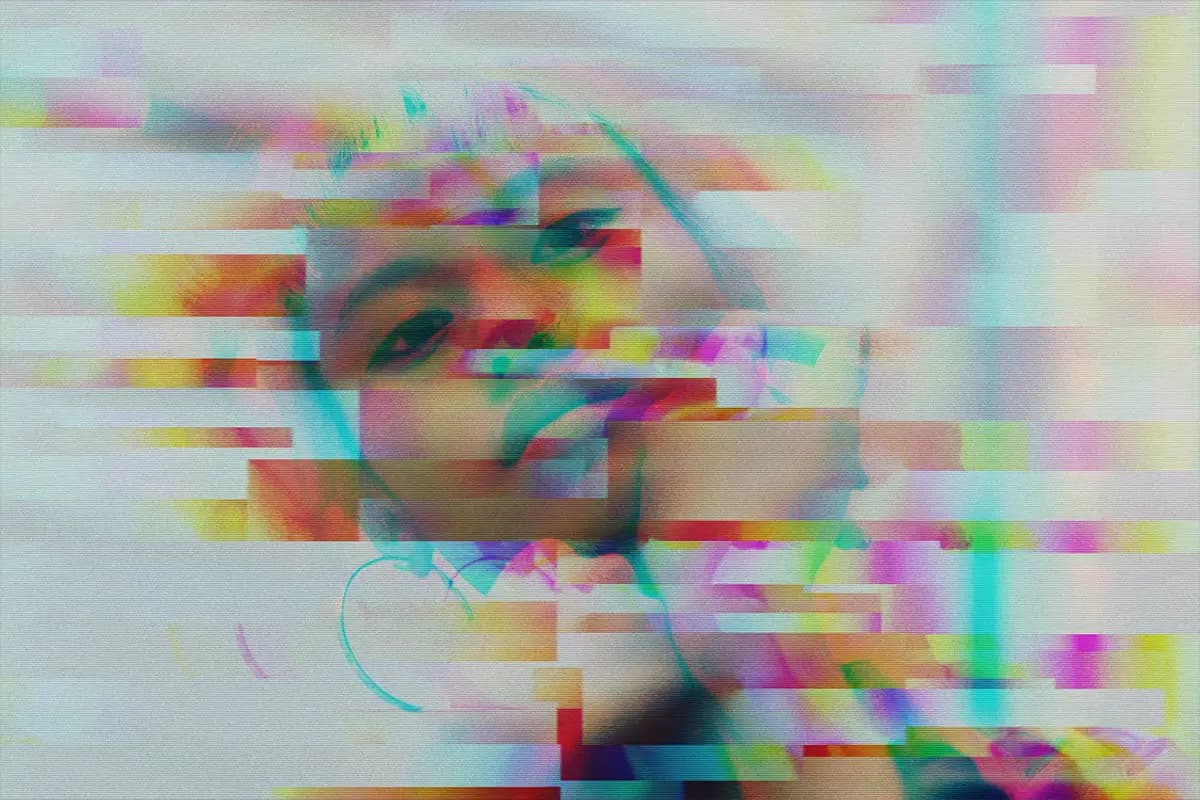 افکت عکس گلیچ RGB — تصویر ۳
