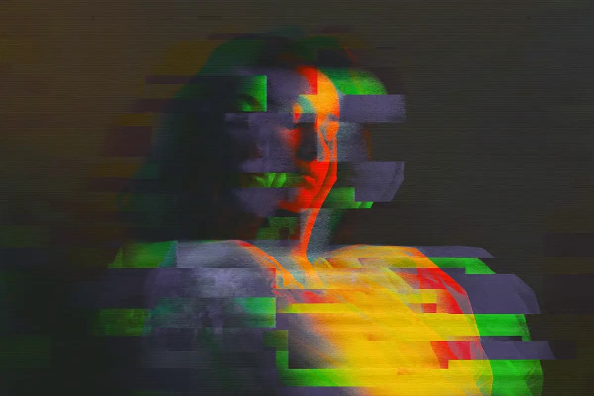 افکت عکس گلیچ RGB — تصویر ۲