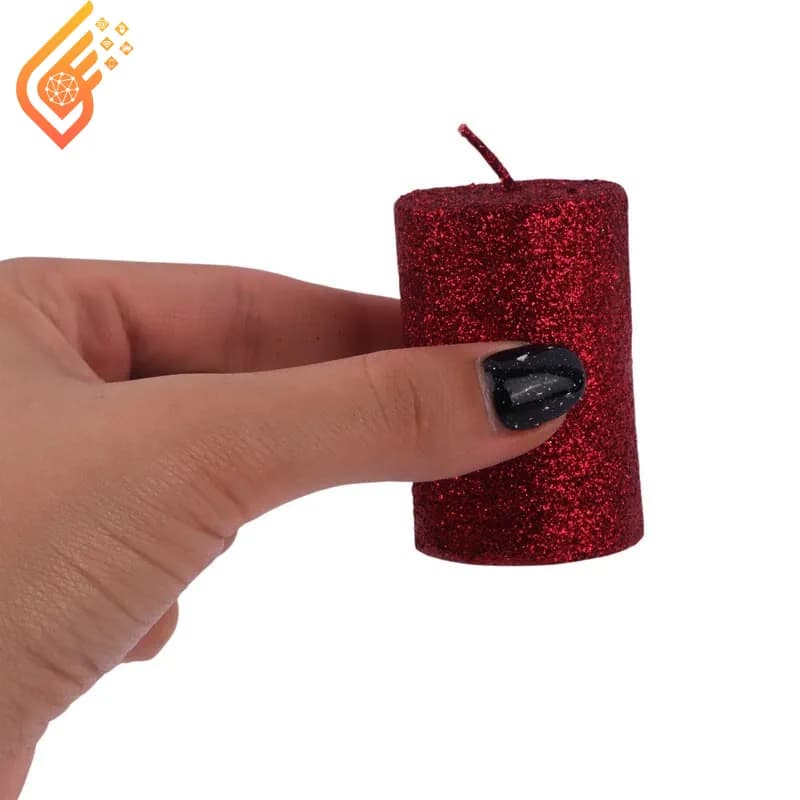 شمع استوانه ای اکلیلی سی بی ام بسته 6 عددی — تصویر ۲