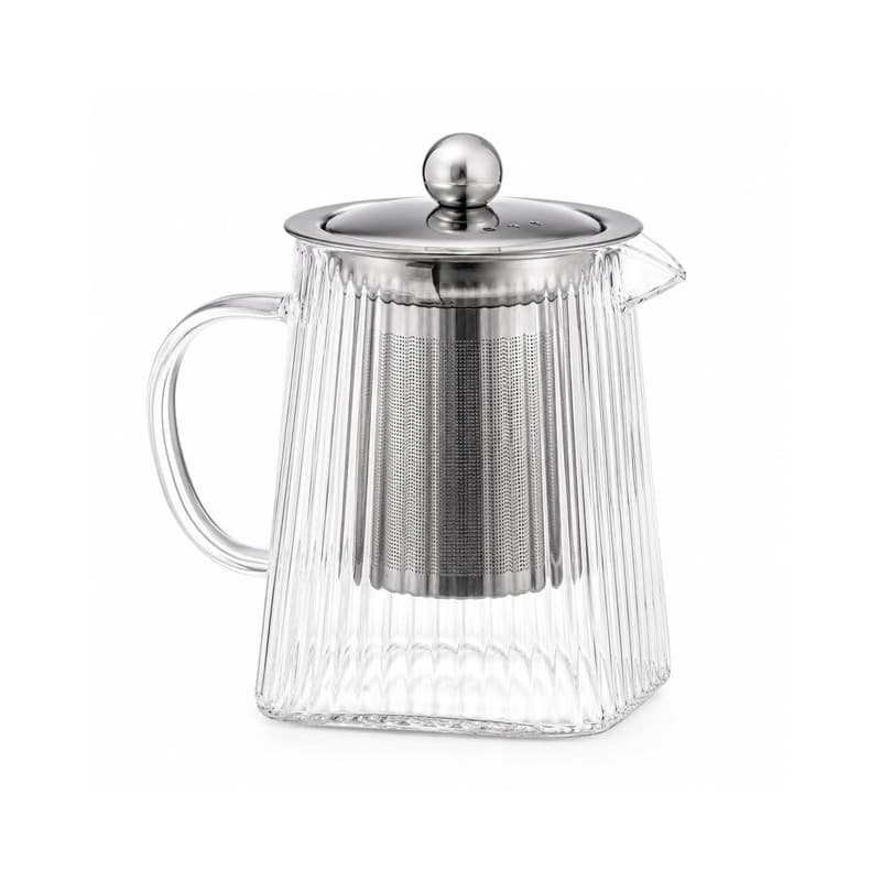 قوری پیرکس مربع دسته شیشه IMAR HOME