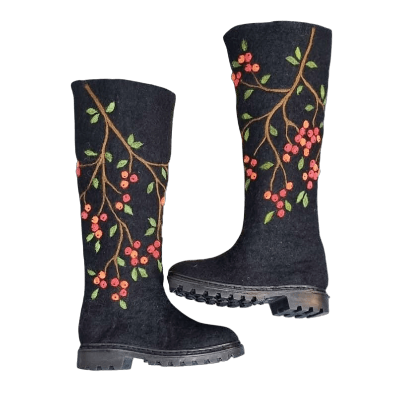 Piracanta Felted Boots– Hoorfelt Brand — تصویر ۴