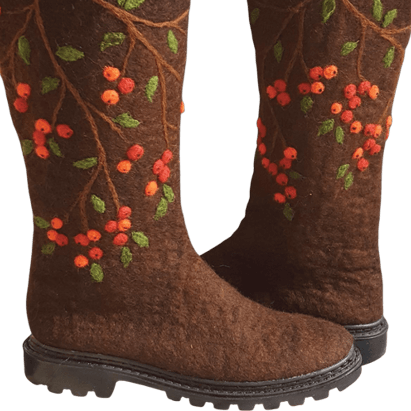Piracanta Felted Boots– Hoorfelt Brand — تصویر ۳