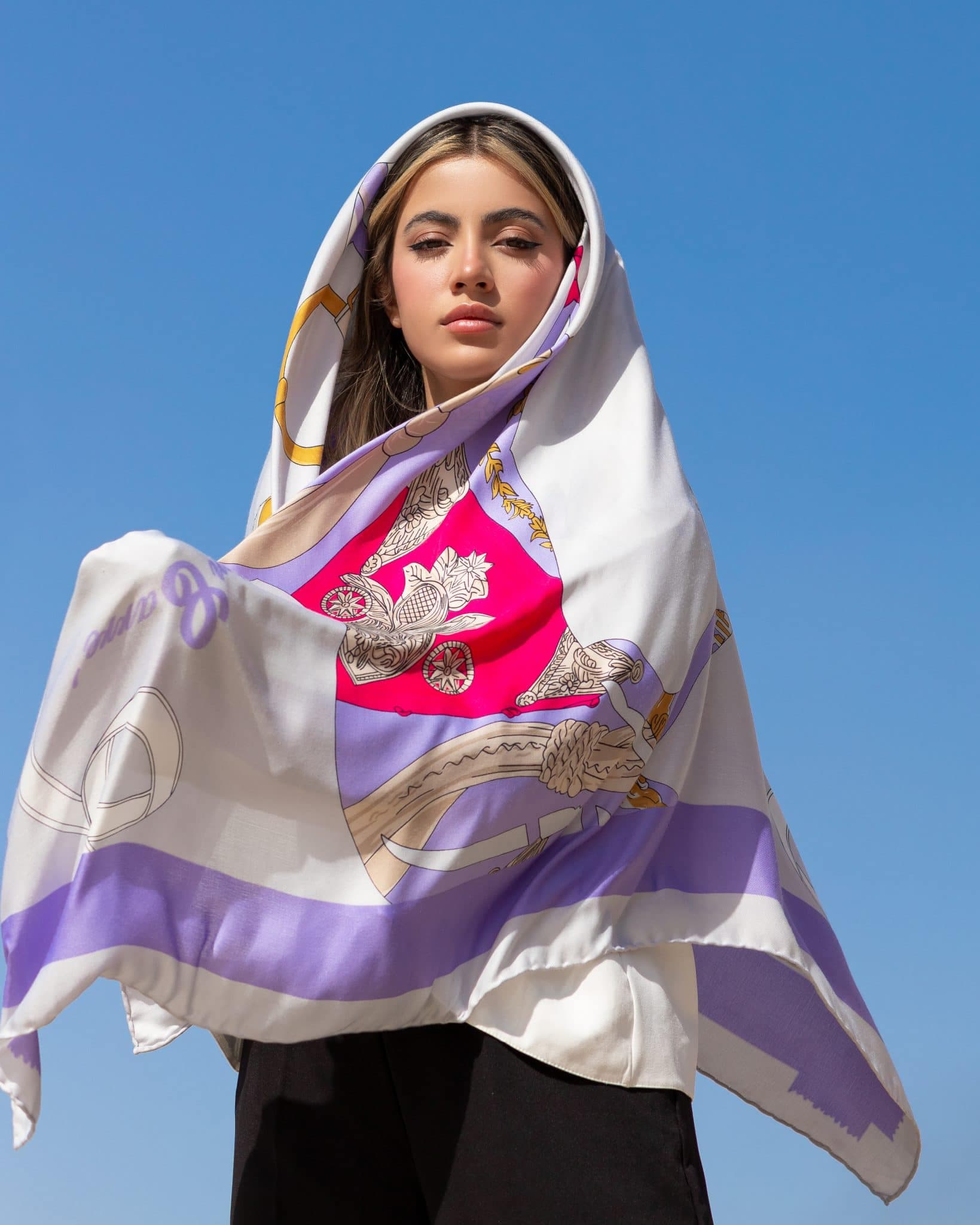 روسری کشمیر بهاره ۷۳۹ — تصویر ۲